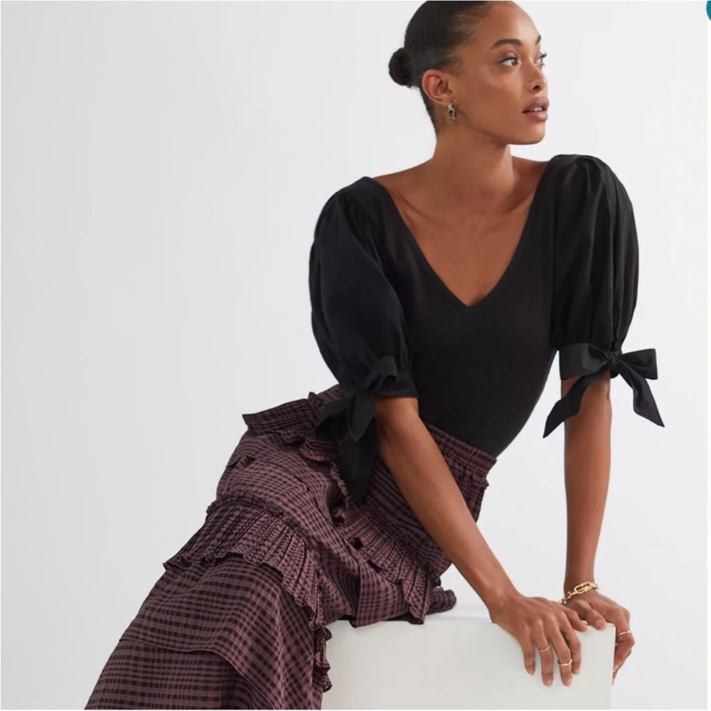 Maeve by Anthropologie puffed sleeve top❤️❤️❤️❤️